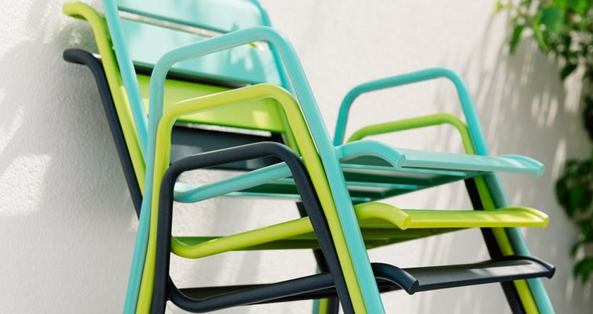 Fermob Стул садовый штабелируемый с подлокотниками Monceau 4802 - Вид №11