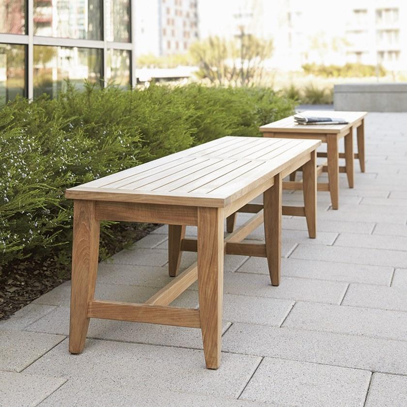 JANUS et Cie Скамейка из тика Relais sun-id-1510334 - Вид №2