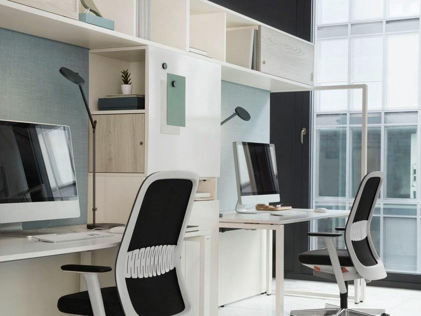 BENE Несколько рабочих станций со встроенной полкой Frame_s sun-id-1458031 - Вид №3