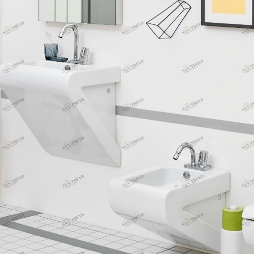 LFL002 Подвесная раковина настенная овальная ArtCeram  белая 