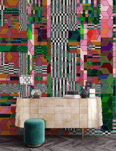 Нетканые моющиеся геометрические обои