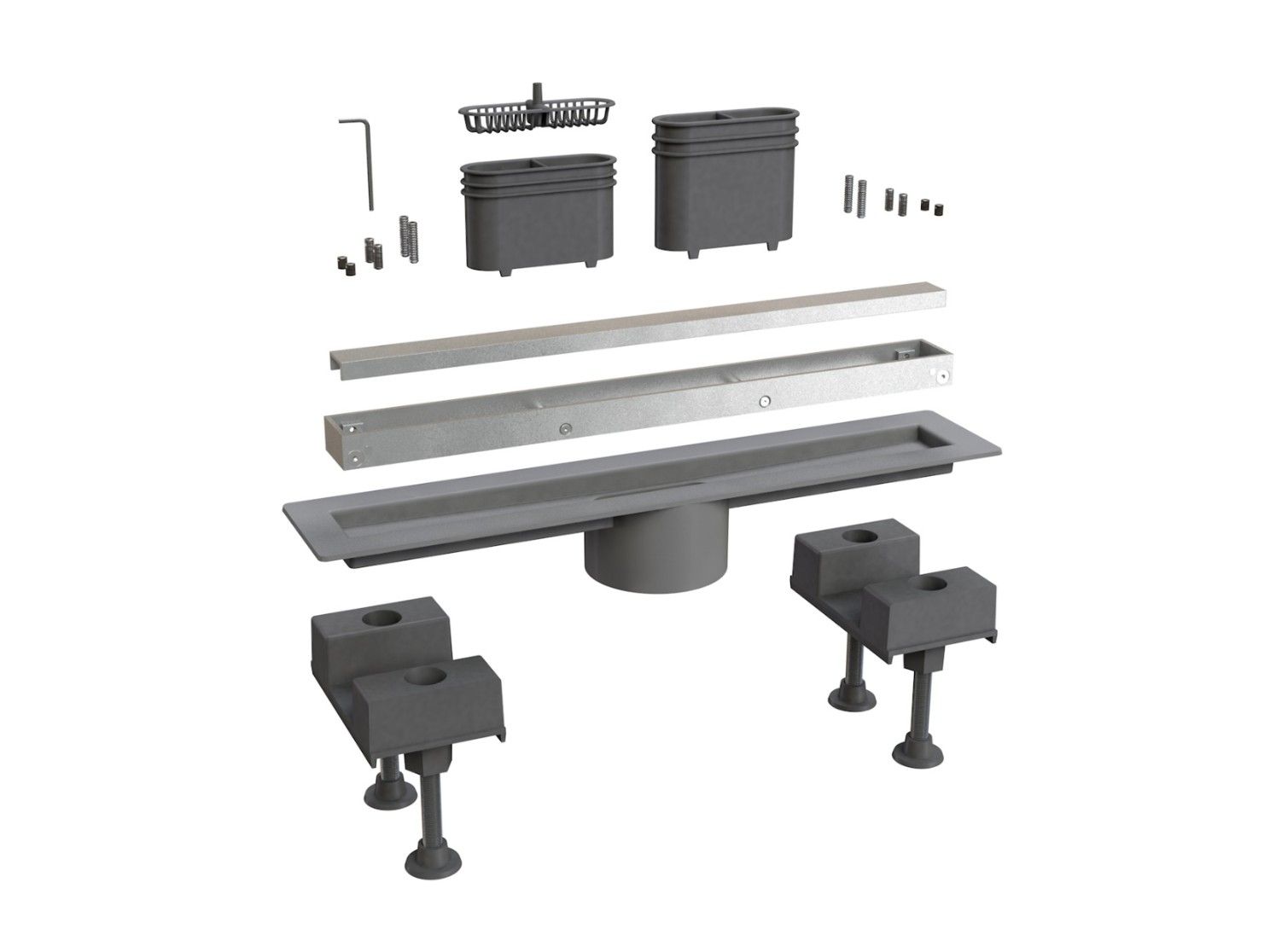 Алюминиевый слив для душа Bonomini Canalissima ARCH-00040358 - Вид №1