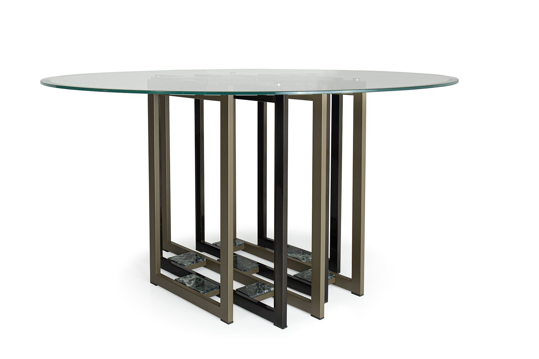 Круглый стеклянный стол Borzalino DORIAN ARCH-00081344