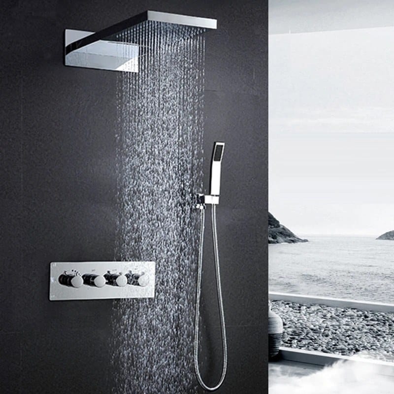 Встраиваемый термостатический набор для душа Fontana Showers FS15038 ARCH-00026552 - Вид №1