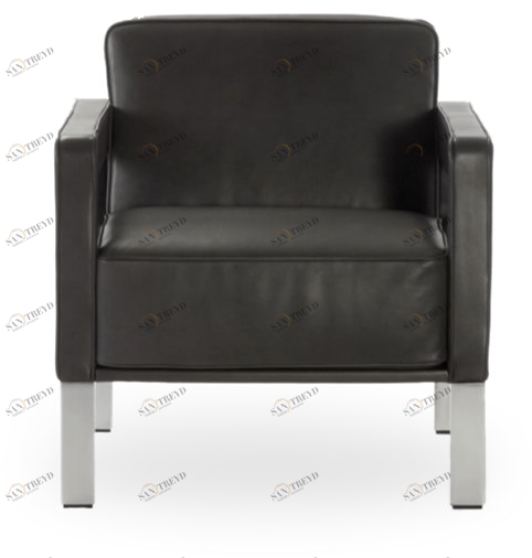 ROSSIN Мягкое кожаное кресло с подлокотниками Antea sun-id-1509835