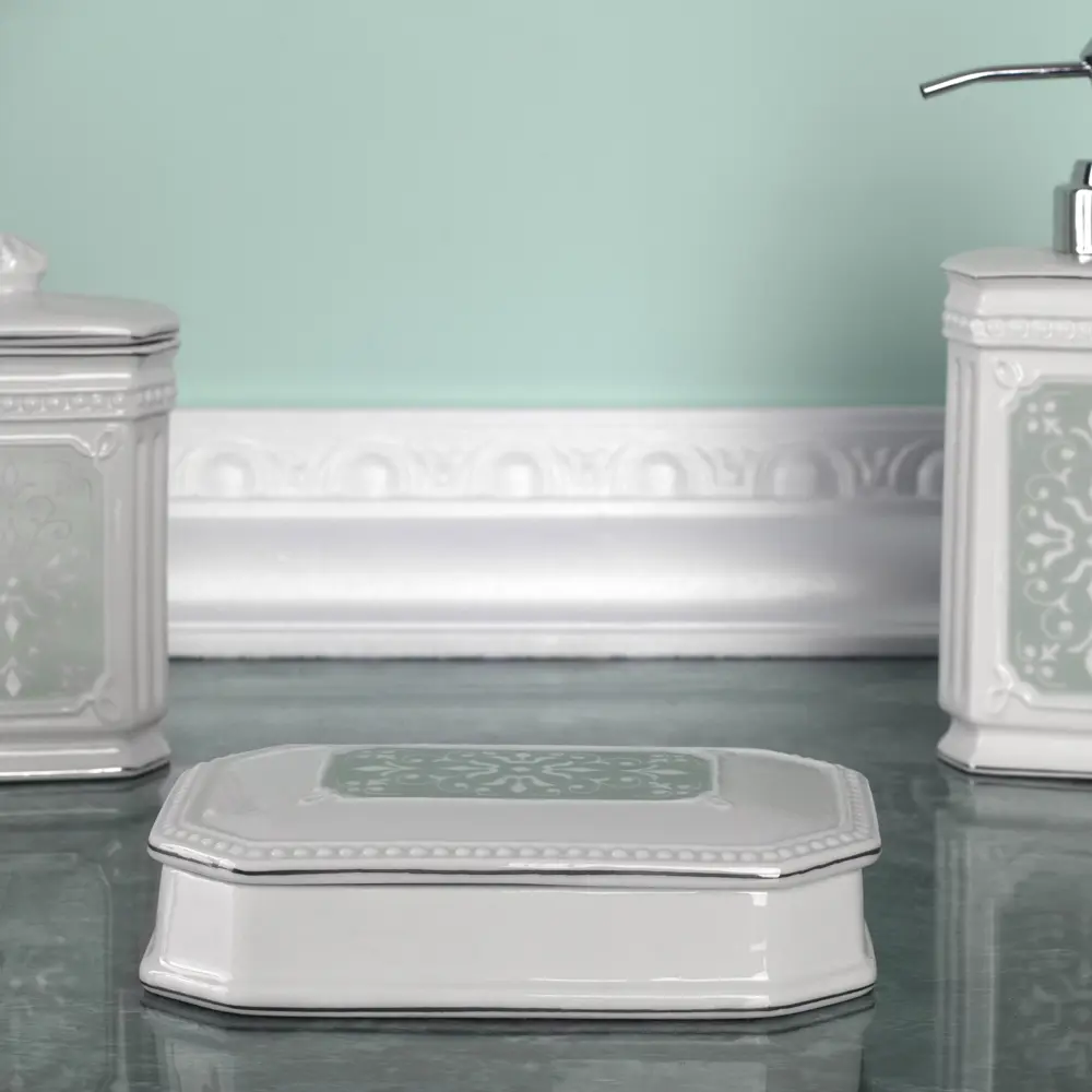 Шкатулка Hermitage цвет белый WESS STLM-2071090 - Вид №3