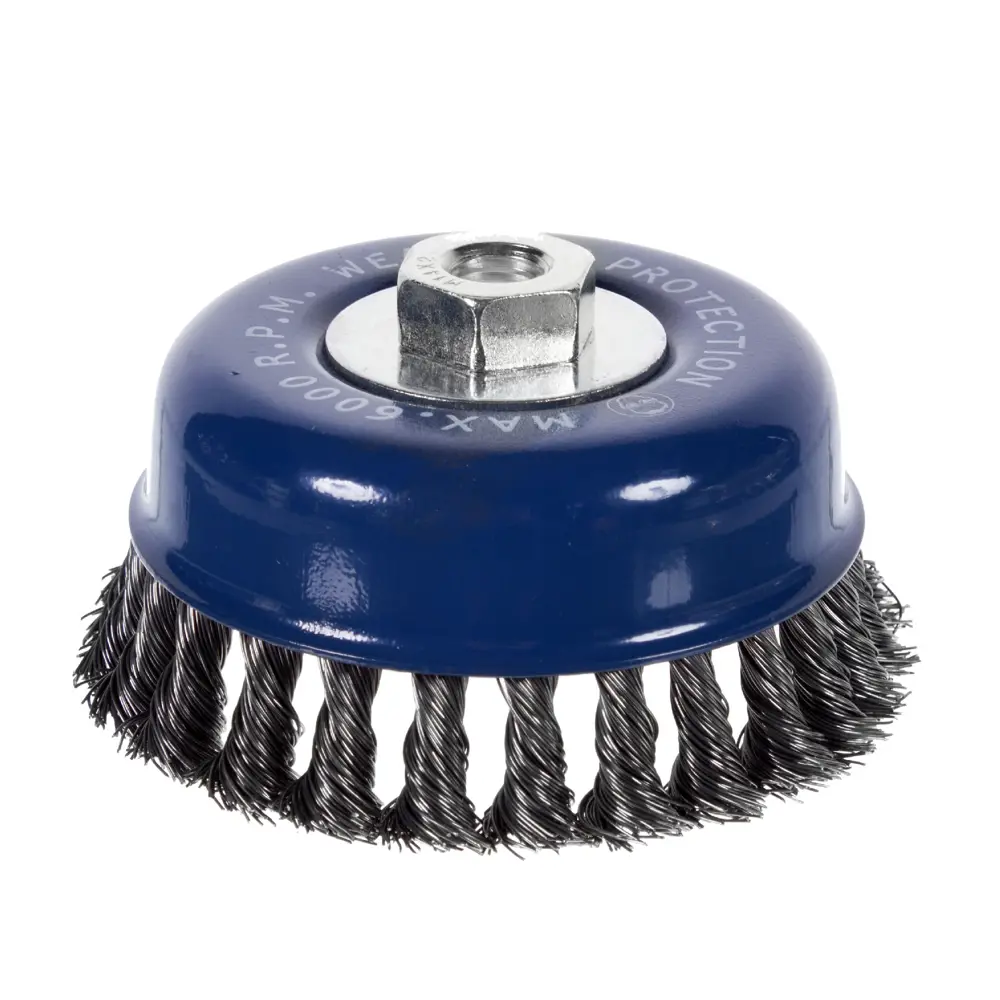 Щетка чашечная Dexter для УШМ 125 мм - эффективная очистка от ржавчины 17409890 STLM-0008093