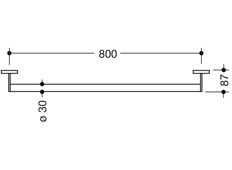 900.36.03540 ручка для захвата HEWI System 900 - Вид №1