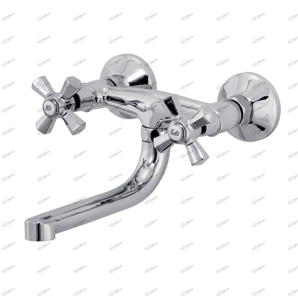 Смеситель для кухни Raiber Ventis R7005 с двумя рукоятками R7005 Santreyd 