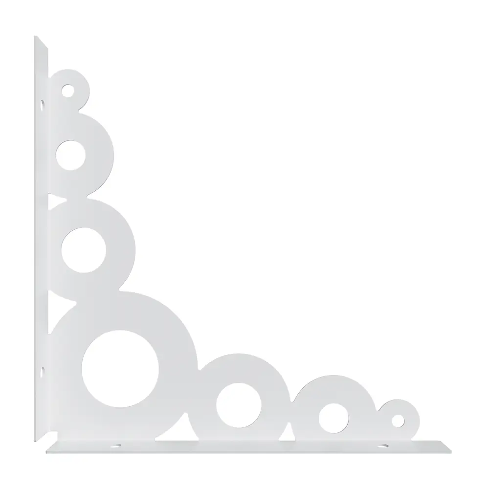 Утилитарный кронштейн Невада 2x18 см нагрузка до 15 кг цвет белый Santreyd STLM-2086874 - Вид №2