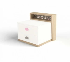 Тумба прикроватная ABC-KING MIX ( розовый)