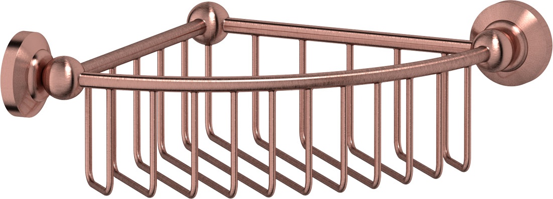 STI 608 Полочка-решетка угловая 23 cm 3SC STILMAR ANTIQUE COPPER Treesseci 3SC