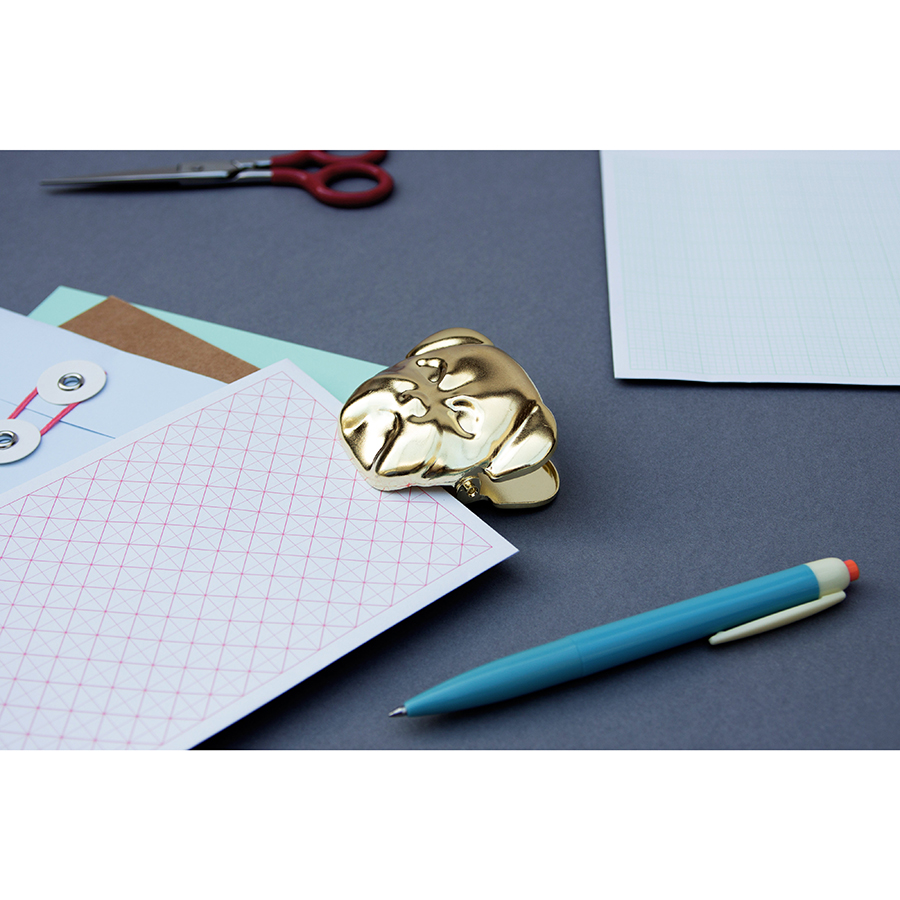 SK GRIPDOG1 Зажим для пакетов bulldog, латунь Suck UK  - Вид №1