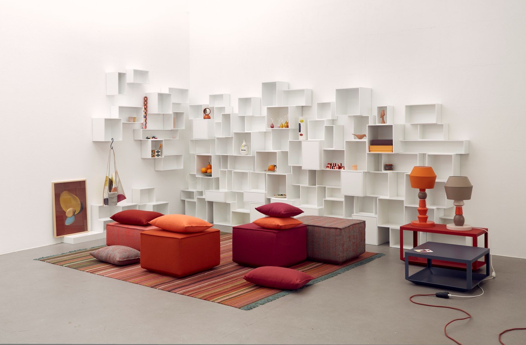 Модульный квадратный пуф из ткани Cubit by Mymito ARCH-00073733 - Вид №39