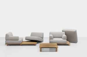 Ткань сад пуфик