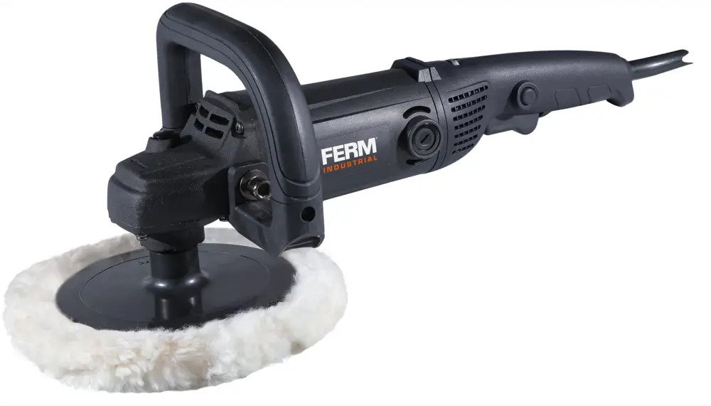 86395364 Машина полировальная угловая сетевая Ferm AGM1120P, 1400 Вт, 180 мм STLM-0068513