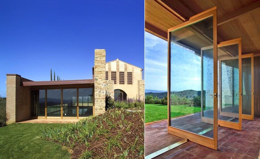 Capoferri Serramenti Распашное окно с терморазрывом из дерева sun-id-1461462 - Вид №2