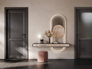 Ламинат распашная дверь лакированная отделка