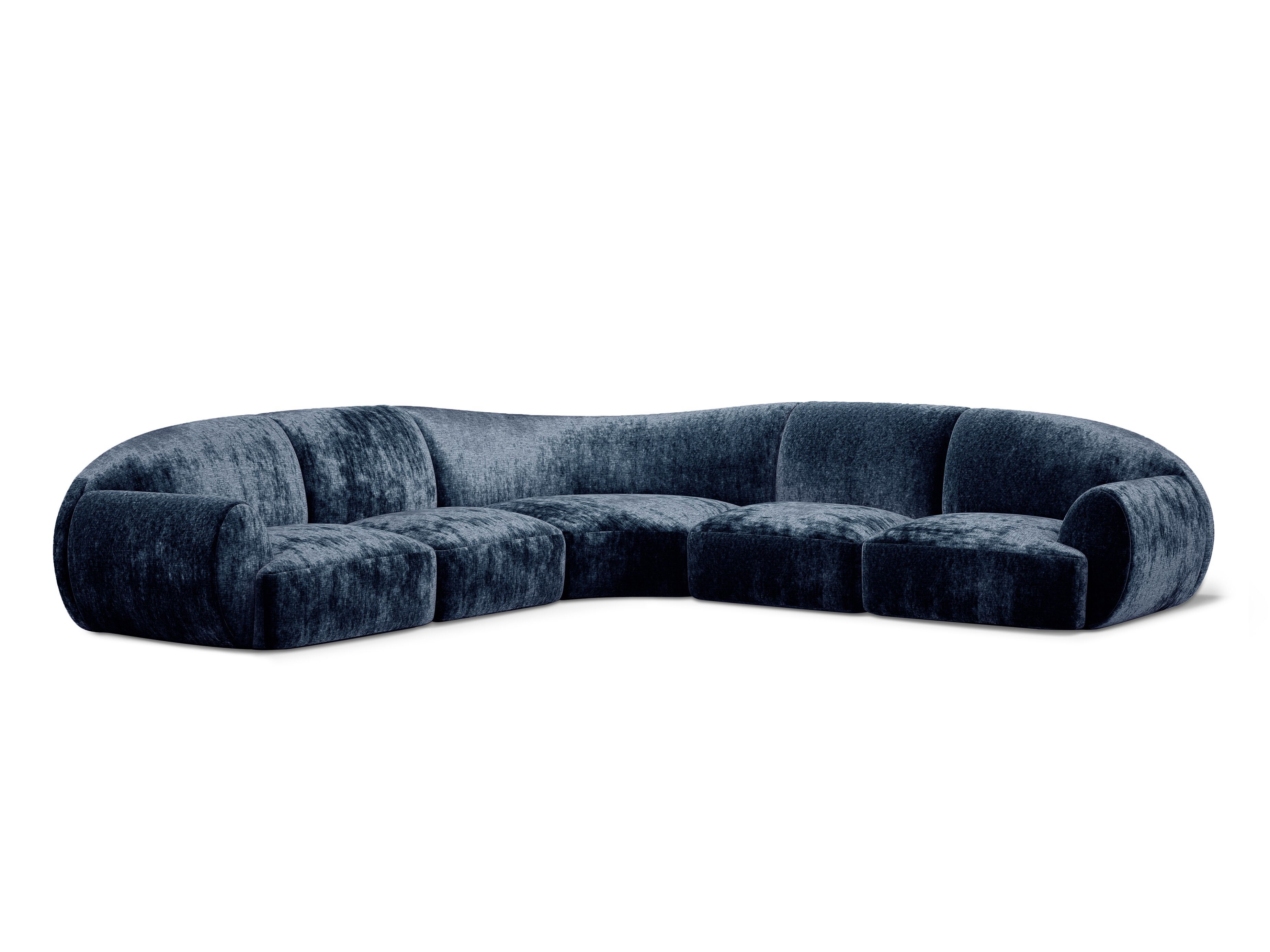 Угловой диван из ткани Natuzzi Italia память ARCH-00119901