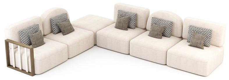 Stylish Club Модульный диван из микрофибры Her Scf.he07 - Вид №1