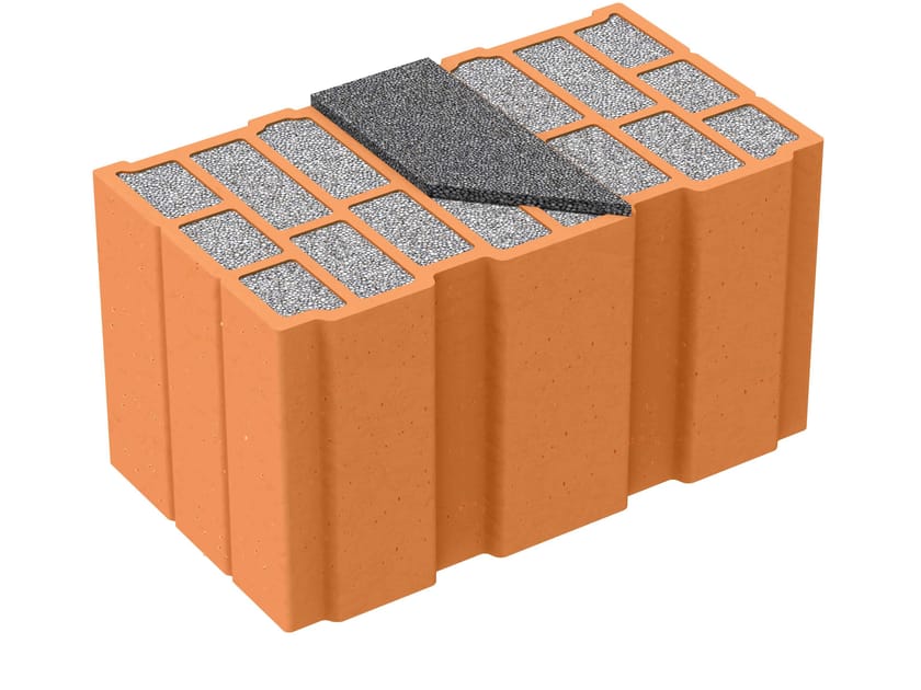 Теплоизоляционный кирпичный блок Fornaci Laterizi Danesi Normablok Plus ARCH-00030156