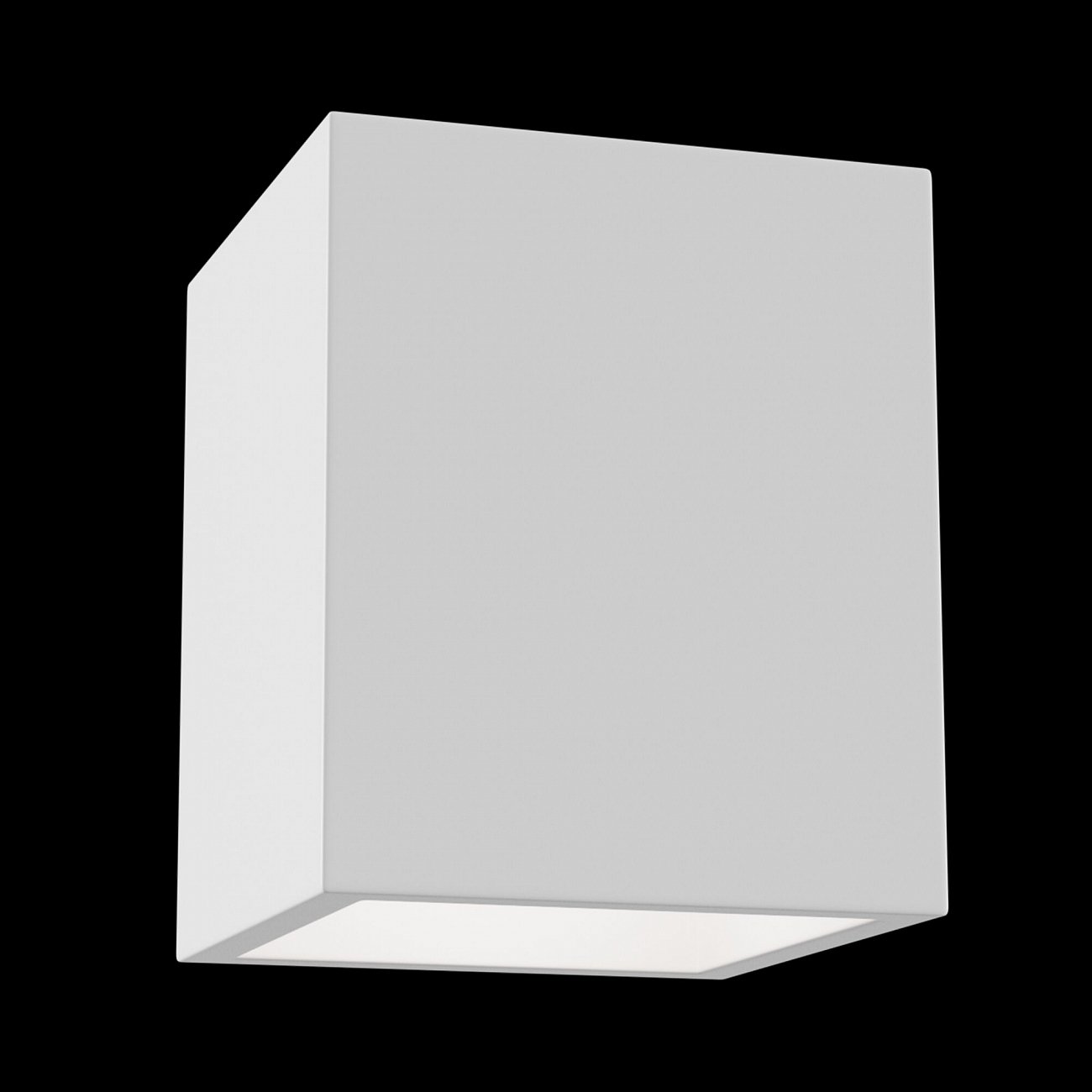 Спот потолочный с гипсовым плафоном 13,5х13,5 см белый Conik Gyps C002CW-01W TECHNICAL CEILING & WALL 00-3956992 Белый  - Вид №1