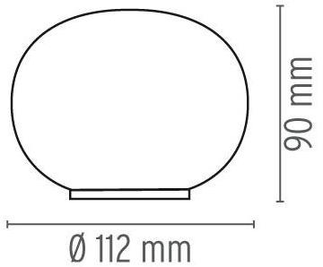 Flos Настольная лампа LED из опалового стекла Home collection - tavolo F4191009 - Вид №3