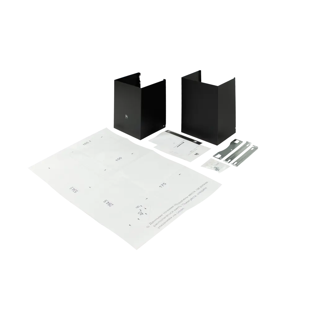 Вытяжка KCH 5101 50 Black 50 см цвет чёрный Santreyd STLM-2079332 - Вид №3