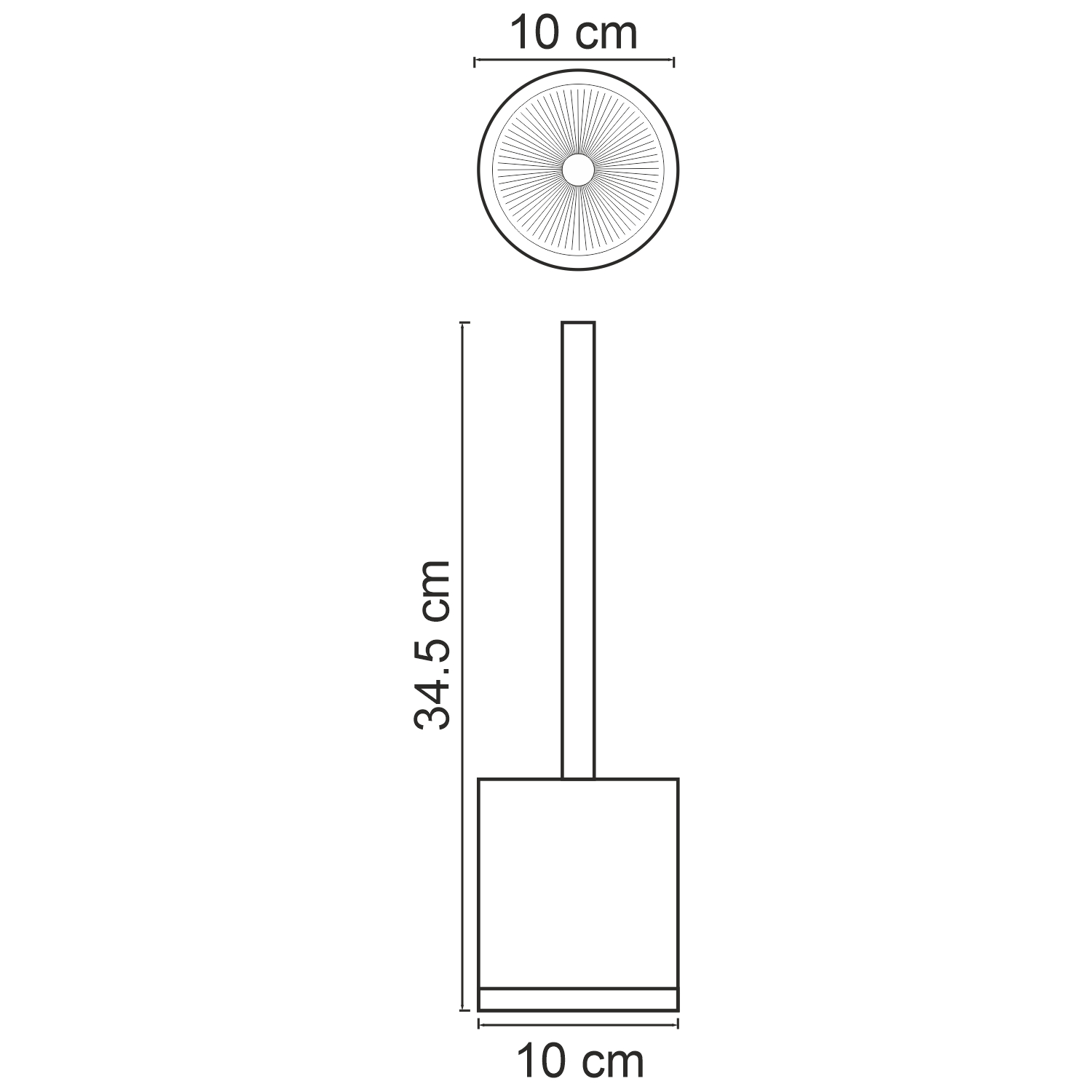 K-3327 Lopau Щетка для унитаза WasserKRAFT Lopau K-3300  - Вид №1