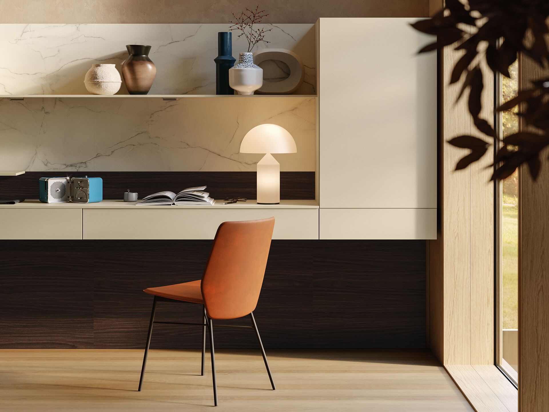 Оборудованная стена с письменным столом Giessegi день за днем ARCH-00129746 - Вид №4