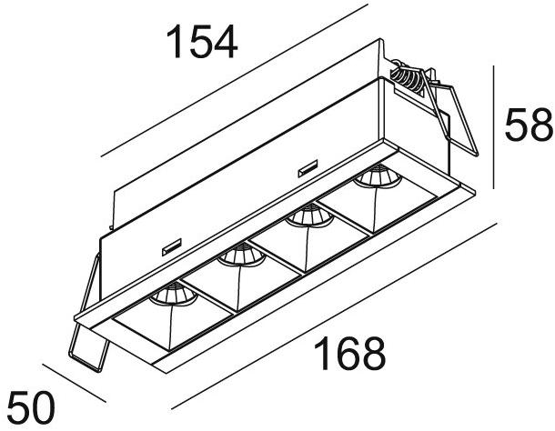 Delta Light Многофункциональный встраиваемый светодиодный светильник Dot.com sun-id-1438144 - Вид №14