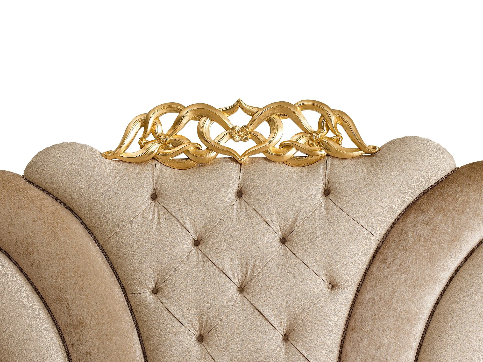 Двуспальная кровать с капитонным изголовьем A.R. Arredamenti ARCH-00141318 - Вид №5