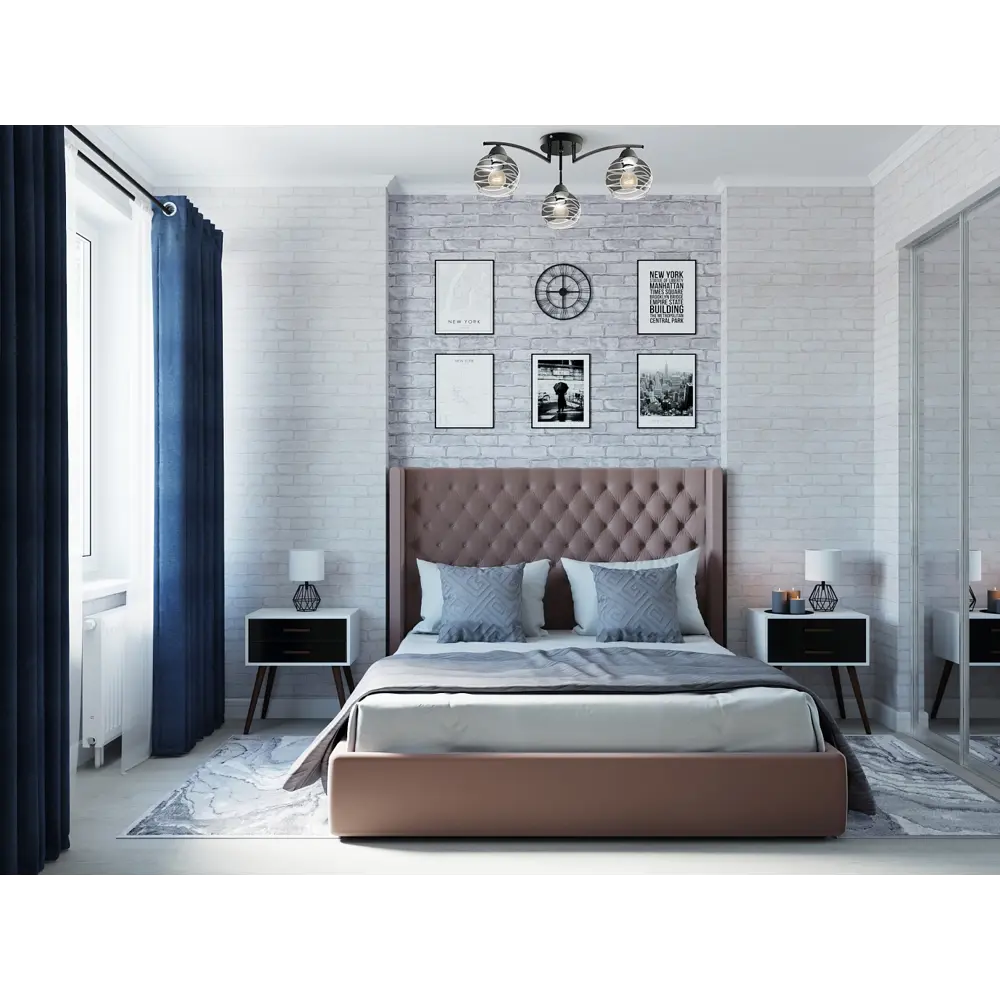 EURO DECOR Лофт - флизелиновые обои белого цвета с текстурой 18595284 STLM-0011608 - Вид №6