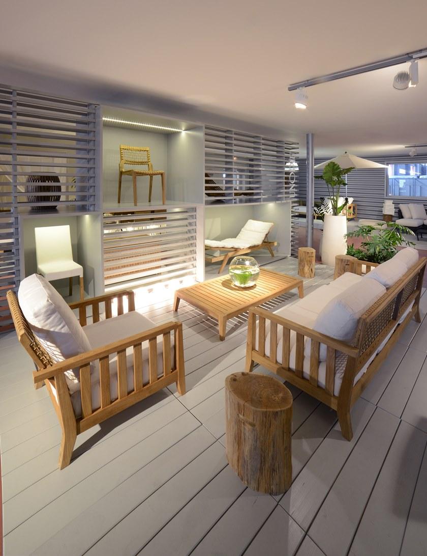 Unopiù Садовое кресло из тика с подлокотниками Synthesis Sypo - Вид №2