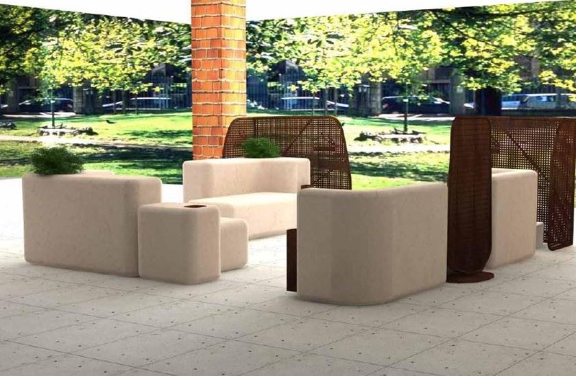 Manufatti Viscio Реконструированная каменная скамья D sun-id-1431703 - Вид №3