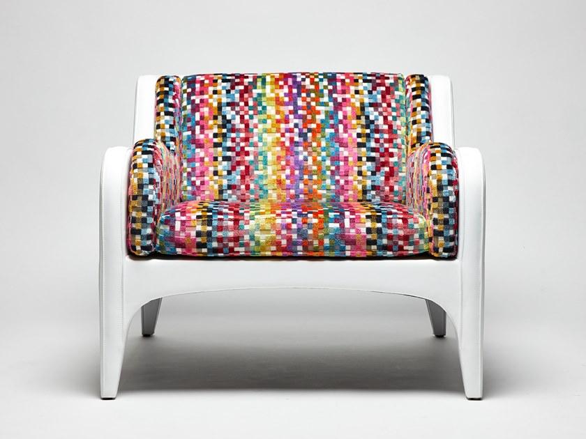 REDA AMALOU DESIGN Кресло из кожи и ткани sun-id-1399517 - Вид №6