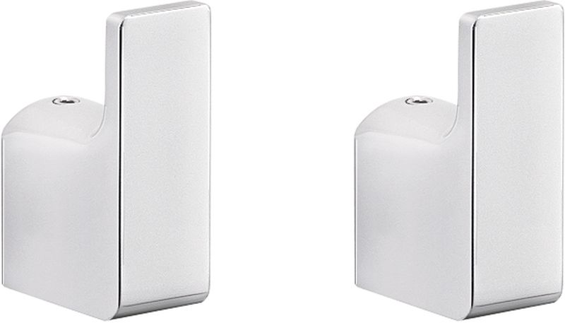 PI27(13) Gedy G-Pirenei, пара крючков, цвет хром 