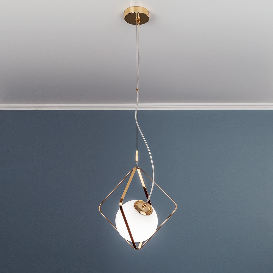 Frezia Light 1023 золото люстра подвесная 120145 - Вид №3