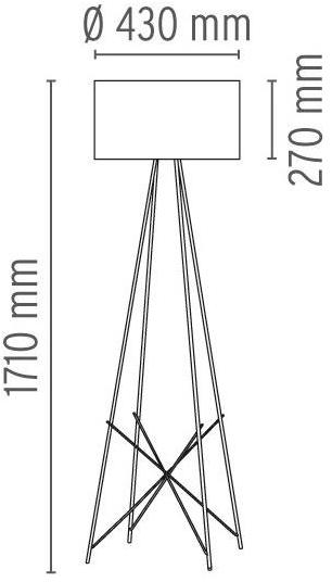 Flos Торшер из хромированного металла Home collection - pavimento sun-id-1511636 - Вид №15