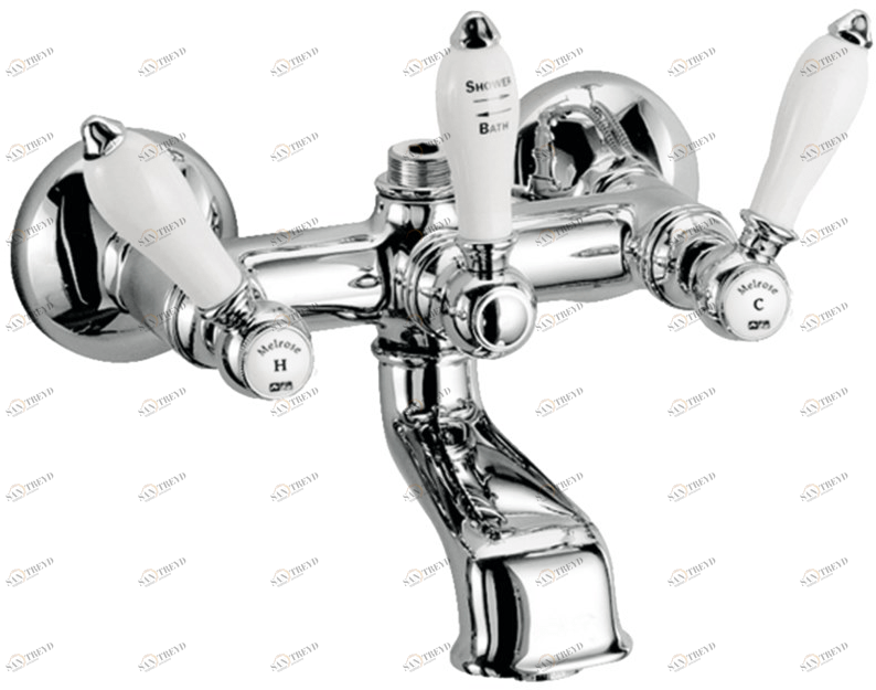 Fir Italia Смеситель для ванны на 2 отверстия с переключателем Melrose 21 2131412