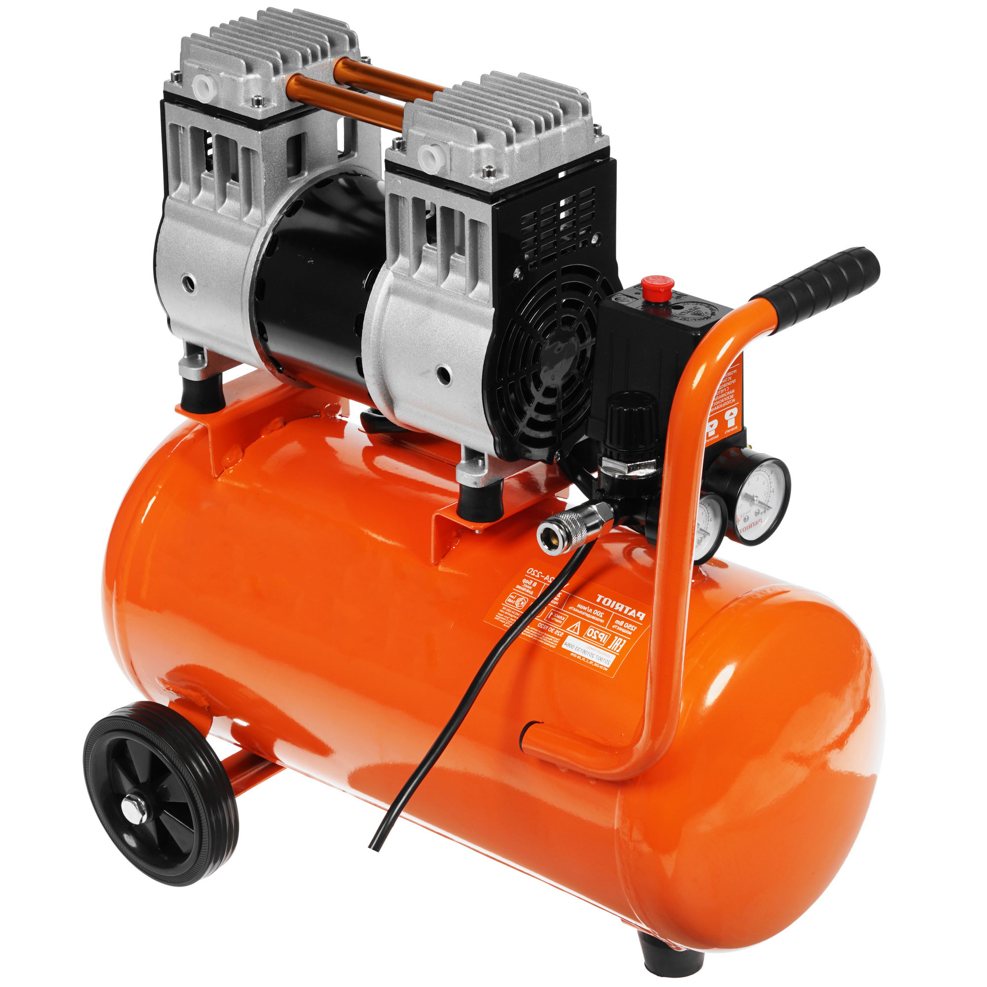 Компрессор поршневой безмасляный Patriot WO 24-220 8159941 STDN-0138579 - Вид №3