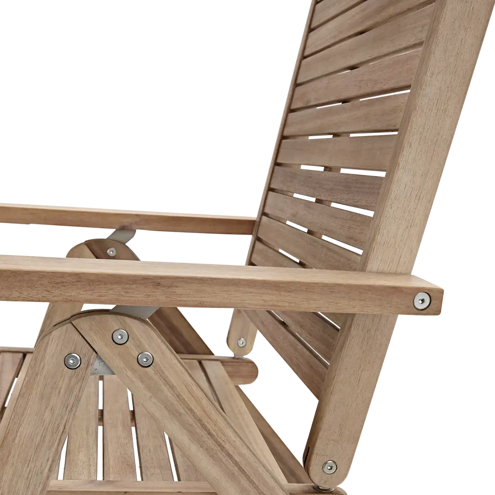 Кресло садовое Naterial Solaris Origami складное 59x59x109.5 акация светло-коричневый STLM-2049179 - Вид №7
