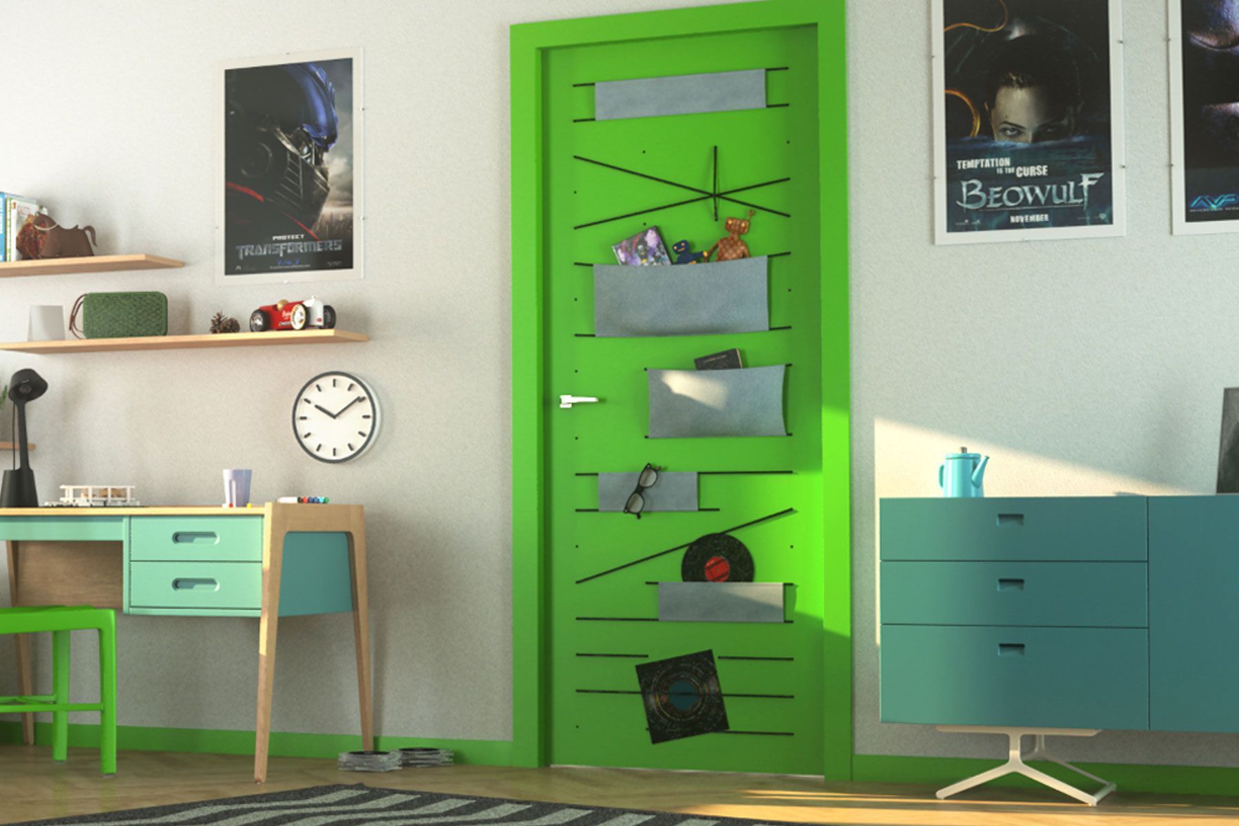 Деревянные распашные двери Concepticon BANDOOR ARCH-00129012 - Вид №1