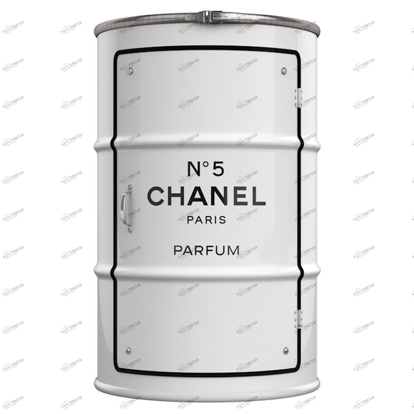 Декоративная бочка-шкаф Chanel №5 white XL STARBARREL  045300 Белый 