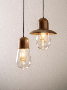 Латунный подвесной светильник