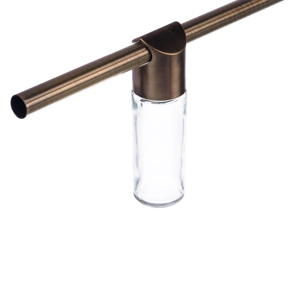 Банка для специй на рейлинг Delinia 40х40х135 мм цвет бронза STLM-2036147 - Вид №1