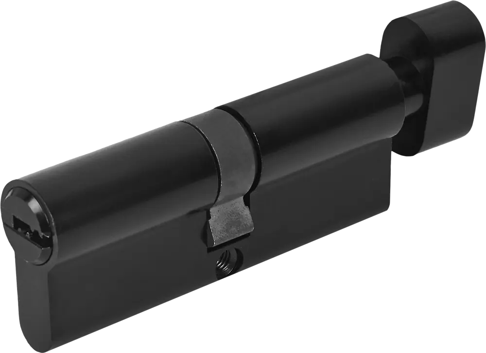 НОРА-М Цилиндр дверной с вертушкой 40х40 мм, черный 86135107