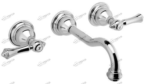 GRAFF Смеситель для умывальника на 3 отверстия в классическом стиле Canterbury 2366000