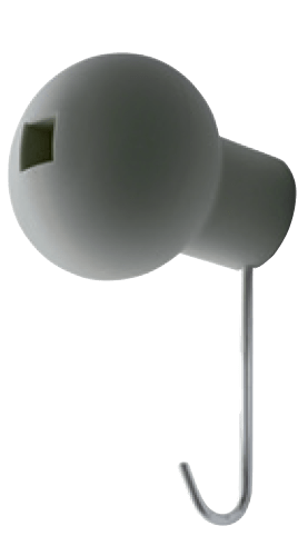 Magis Globo AC382 G Настенный крючок для верхней одежды. Цвет: Желтый 1385 C  - Вид №3