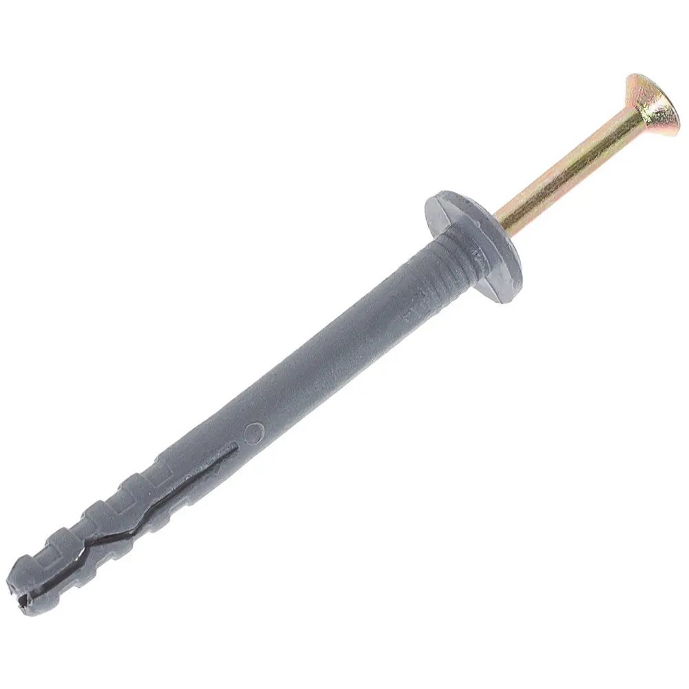 Дюбель-гвоздь с грибовидной манжетой 6x60 мм полипропилен 100 шт НЕВСКИЙ КРЕПЕЖ STLM-2161982 - Вид №1